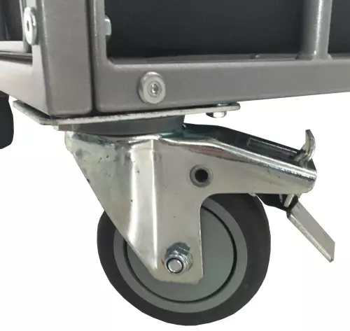 Rollen mit Bremse Durchmesser 10cm Professionelle Qualität x4 – 3/3