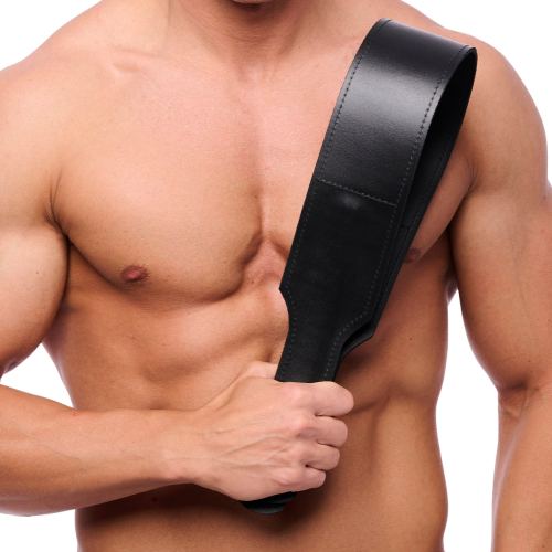 Double Leather Paddle - 42cm X 7,5cm