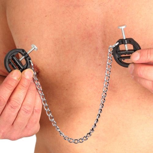 PVC Nipple Clamps with Chain
