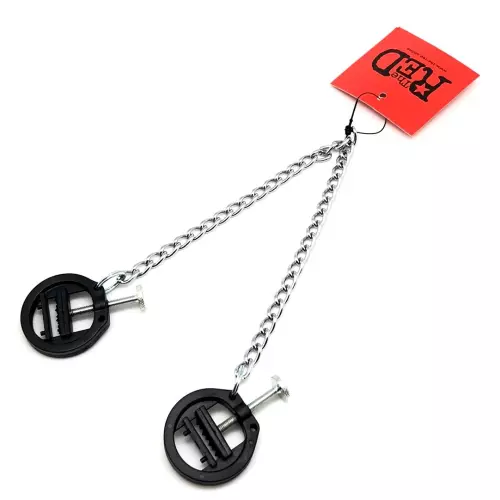 PVC Brustwarzenclips mit Kette – 3/3