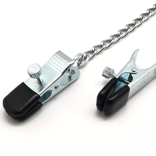Nippelklemmen aus Metall mit Kette – 4/5