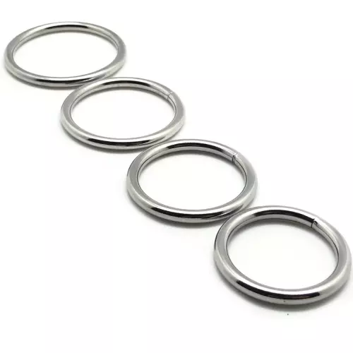 Set of 4 metal cock rings ROUND LIGHT Diameter 35 to 50mm – 2/2