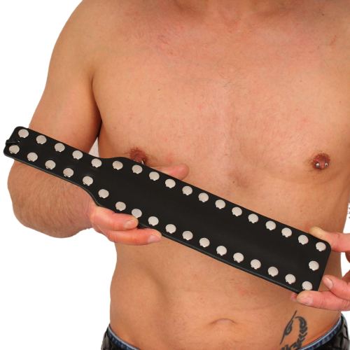Leder-Paddle Long Riv 38cm