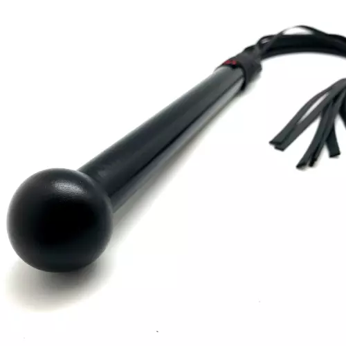 LEDER PEITSCHE RIEMEN/HOLZGRIFF - 75cm – 4/7