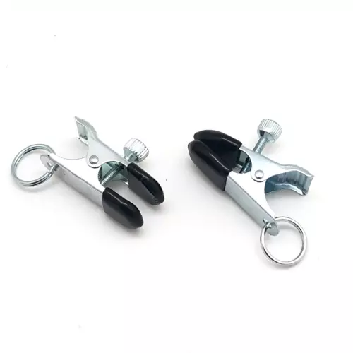 Nippelklemmen aus Metall 4cm x2 – 2/2