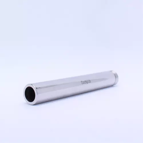 Klistier-Aufsatz aus Metall Long Steel 15 x 2.5cm – 6/7
