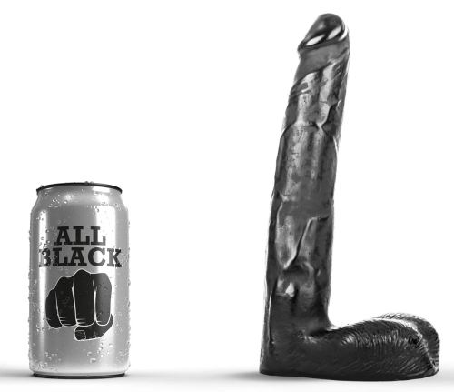 Dildo AB04 Louis All Black 17 x 3.5cm