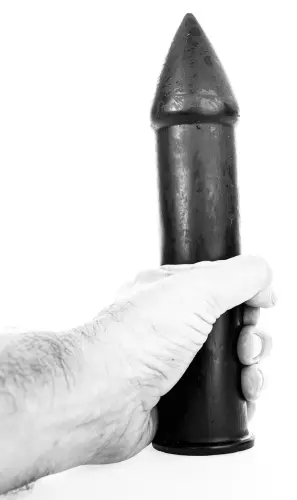 Dildo AB09 Torpedo All Black 23 x 5.5cm – 2/3