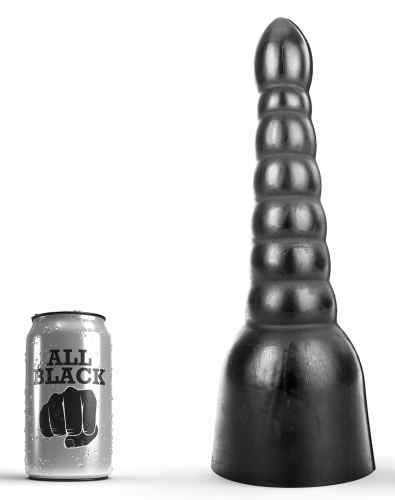 Dildo AB17 Bole All Black 22 x 6.5cm