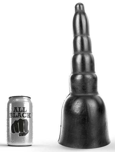 Dildo AB18 Stock All Black 20 x 6.5cm