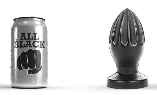 Butt Plug AB31 Citrus All Black 11 x 5.5cm
