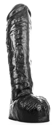 Dildo AB34 Bratwurst All Black 24 x 6.5cm – 3/5