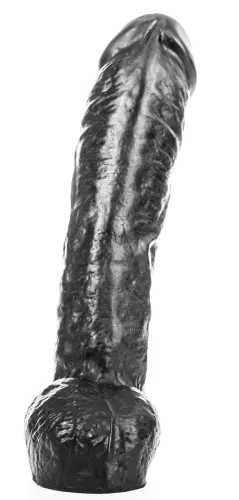 Dildo AB34 Bratwurst All Black 24 x 6.5cm – 4/5