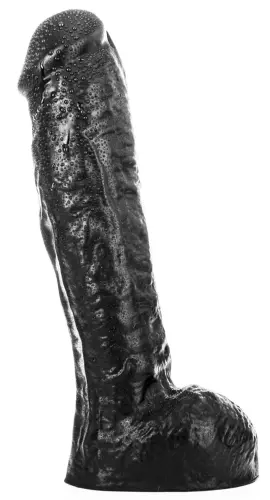Dildo AB34 Bratwurst All Black 24 x 6.5cm – 5/5