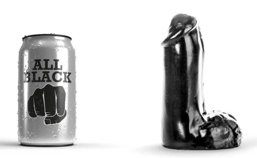 Dildo AB41 Joystick All Black 11 x 5cm