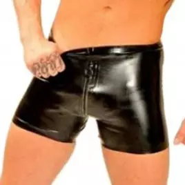 Latexshort Rennradschnitt mit Reißverschluss – 1/6