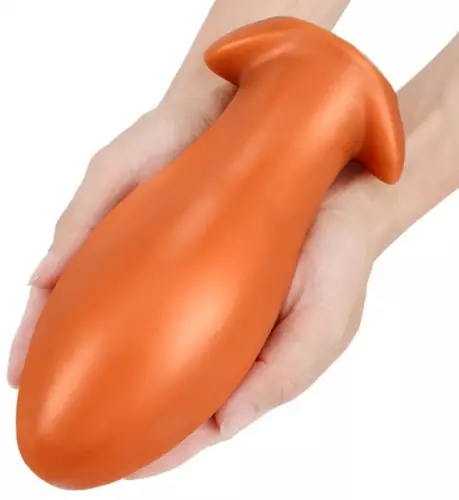 Analplug Silikon SAURUS EGG L 14 x 6.3cm – 3/4