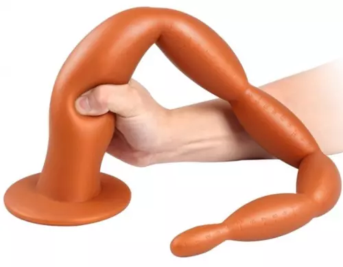 Langer Dildo SCALE BEADS XL 60 x 6 cm – 3/4