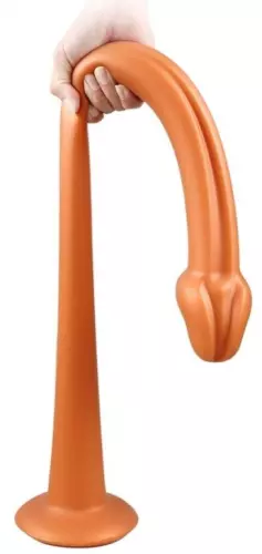 Dildo Whale Dildo M 40 x 5.5 cm - Spitze 4.6 cm – 4/5