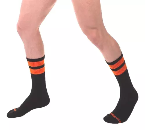Gym Socks Socken Schwarz-Orange Neon – 2/7