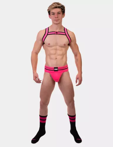 Gym Socks Socken Schwarz-Rosa Neon – 4/7