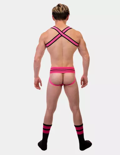 Gym Socks Socken Schwarz-Rosa Neon – 6/7