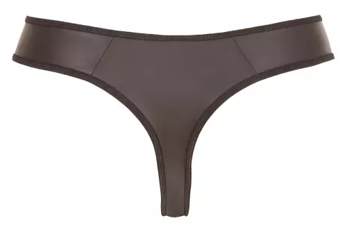 String Zip Fetish Schwarz – 7/8