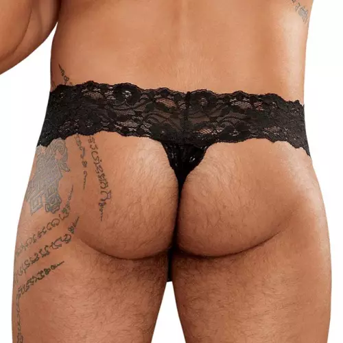 Micro Tanga Scandal Lace Schwarz – 2/4