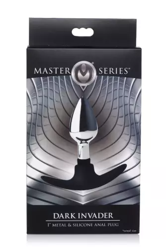 Plug aus Metall Dark Invader S 7 x 2.7 cm – 13/14