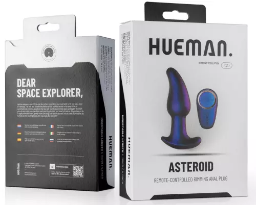 Vibrator Butt Plug Asteroid Hueman 11 x 4.3cm – 2/12