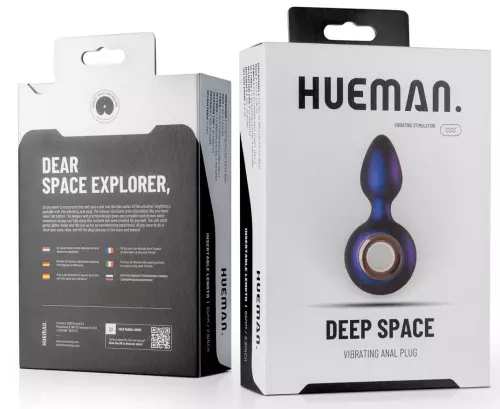 Vibrator Butt Plug Deep Space Hueman 6.5 x 3.5cm – 2/9