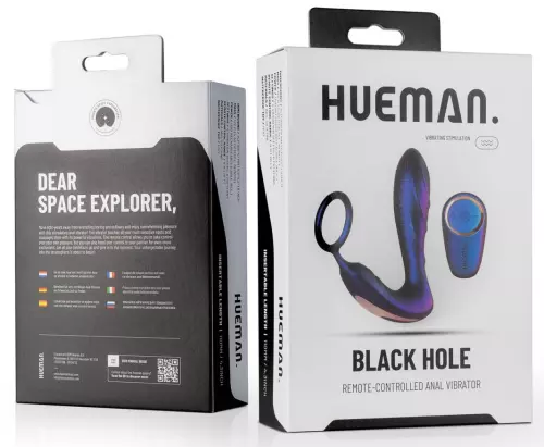 Cockring Vibrierender Plug Black Hole Hueman 11 x 3.3cm – 2/11