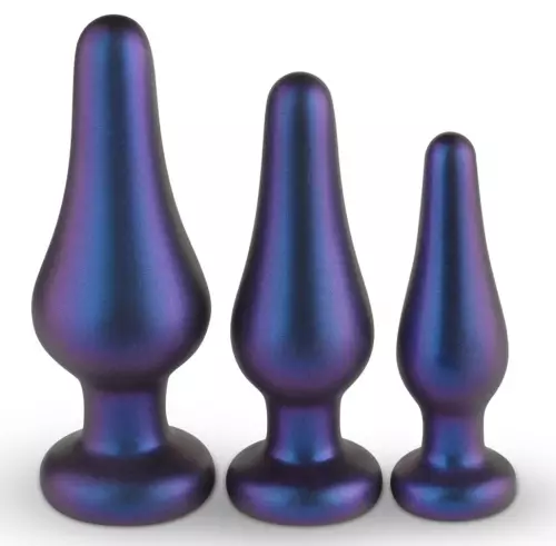 Pack mit 3 Silikon Butt Plugs Comets Hueman – 5/8