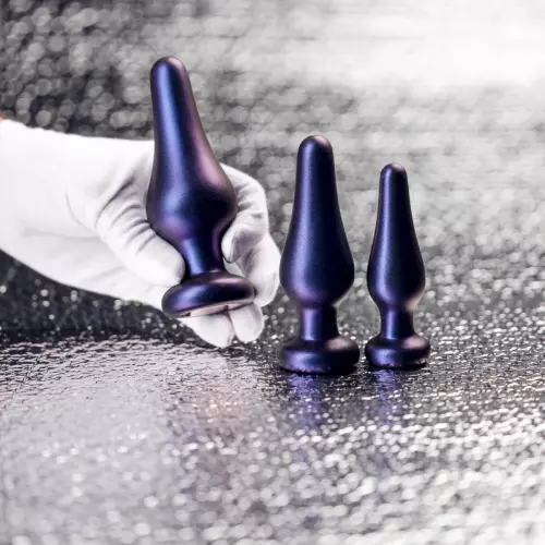 Pack mit 3 Silikon Butt Plugs Comets Hueman – 6/8