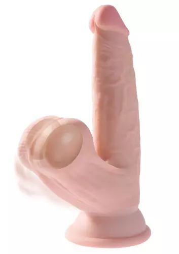 3D realistischer Dildo Cock Swinging Balls 13 x 4.2 cm – 1/6