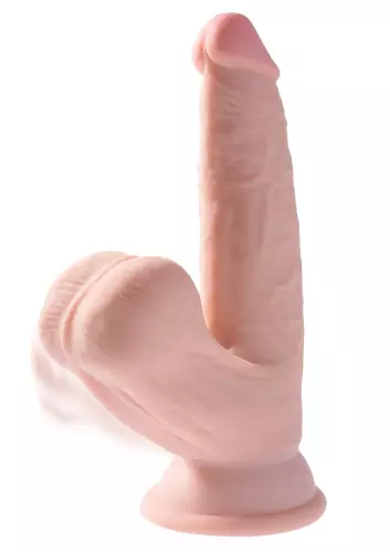3D realistischer Dildo Cock Swinging Balls 13 x 4.2 cm – 3/6