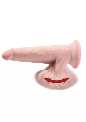 3D realistischer Dildo Cock Swinging Balls 15 x 4 cm – 3/7