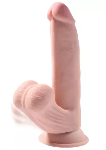 3D realistischer Dildo Cock Swinging Balls 18 x 5 cm – 4/7