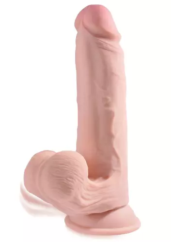 3D realistischer Dildo Cock Swinging Balls 19 x 5.2 cm – 3/7