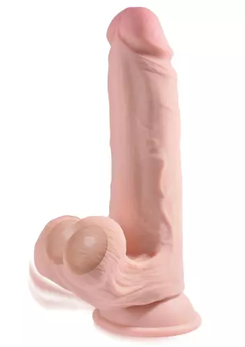 3D realistischer Dildo Cock Swinging Balls 19 x 5.2 cm – 4/7