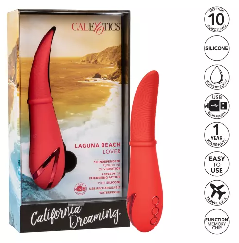 Clitorisstimulator Laguna Beach 18cm Rood – 7/7