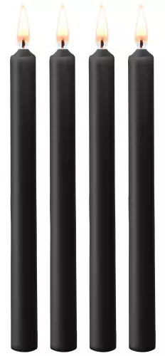 Set 4 SM Kerzen Teasing Wax Schwarz – 1/5