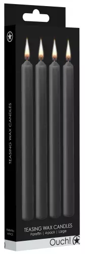Set 4 SM Kerzen Teasing Wax Schwarz – 2/5