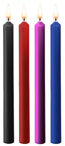Set 4 SM Kerzen Teasing Wax Mehrfarbig – 1/8