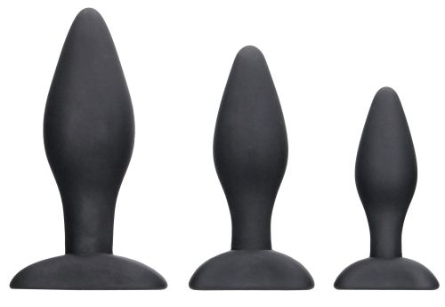 Set of 3 Apex Silicone Butt Plugs