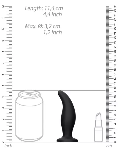 Butt Plug Silikon Curve 11 x 3.7cm – 5/5