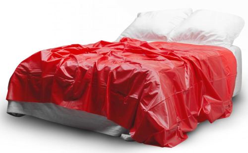 Vinyl Tarpaulin 180 x 200cm Red