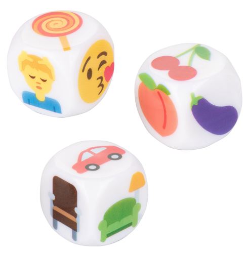 EMOJI GASM Naughty Dice x3