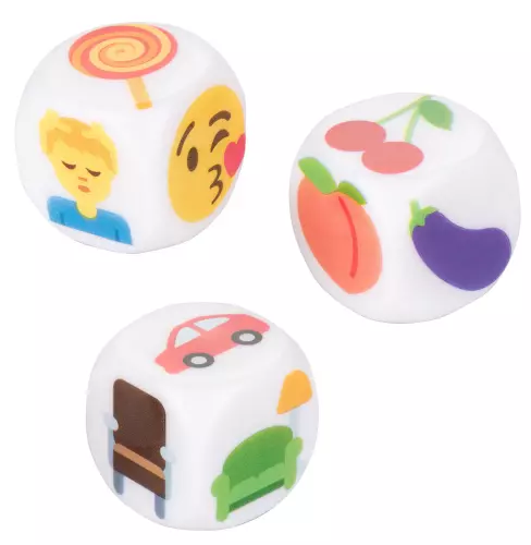 Freche Würfel EMOJI GASM x3 – 1/5