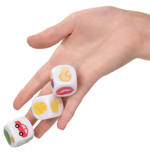 Freche Würfel EMOJI GASM x3 – 3/5